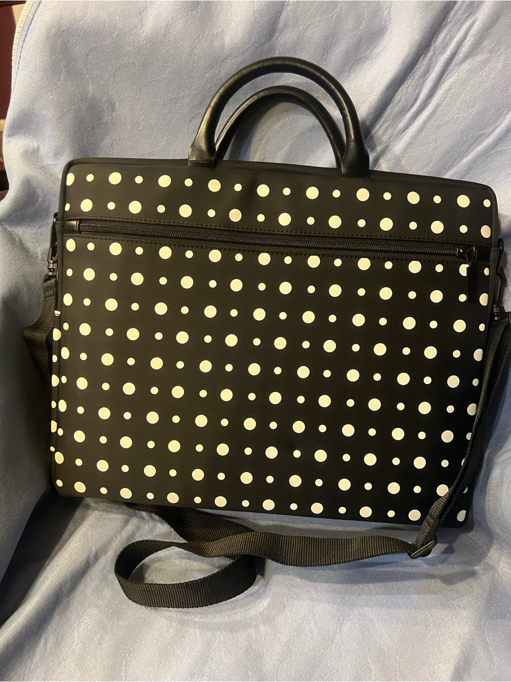 Polkadot Laptop Crossbody Bag